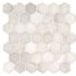 MSI Greecian White Hexagon 12 in. x 11.75 in. Polished Marble Mesh-Mounted Mosaic Floor and Wall Tile (9.8 sq. ft. / case)