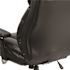 Carnegy Avenue Faux Leather Swivel Ergonomic Office Chair in Black