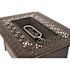 Fire Sense Dynasty 48 in. x 24 in. Rectangle Aluminum Propane Fire Pit Table in Antique Bronze