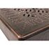 Fire Sense Dynasty 48 in. x 24 in. Rectangle Aluminum Propane Fire Pit Table in Antique Bronze