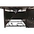 Fire Sense Dynasty 48 in. x 24 in. Rectangle Aluminum Propane Fire Pit Table in Antique Bronze