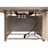 Fire Sense Langhorne 40 in. x 40 in. Square Aluminum Propane Fire Pit Table in Barnwood