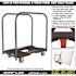 SNAP-LOC 1,200 lbs. Polypropylene Professional E-Track Panel Cart Dolly in Black