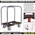 SNAP-LOC 1,800 lbs. Capacity Super-Duty Professional Metal Panel Cart Dolly in Black