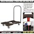 SNAP-LOC 1,200 lbs. Capacity Professional E-Track Push Cart Dolly in Black