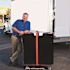SNAP-LOC 1,200 lbs. Capacity Professional E-Track Push Cart Dolly in Black