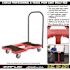 SNAP-LOC 1,200 lbs. Capacity Professional E-Track Push Cart Dolly in Red