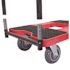 SNAP-LOC 1,800 lbs. Capacity Super-Duty Professional E-Track Push Cart Dolly in Red