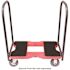 SNAP-LOC 1,800 lbs. Capacity Super-Duty Professional E-Track Push Cart Dolly in Red