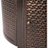 Fire Sense Weyland 44 in. x 24 in. Round Aluminum Propane Fire Pit Table in Antique Bronze