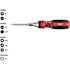 Milwaukee 9-in-1 Square Drive Ratcheting Multi-Bit Screwdriver