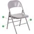 Carnegy Avenue Gray Metal Utility Chair