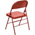 Carnegy Avenue Red Metal Utility Chair