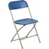Carnegy Avenue Blue Metal Utility Chair