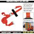 SNAP-LOC 20 ft. x 2 in. Cam Buckle E-Strap with Hook and Loop Storage Fastener in Red