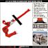 SNAP-LOC 12 ft. x 2 in. Logistic Ratchet E-Strap with Hook and Loop Storage Fastener in Red