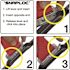 SNAP-LOC 12 ft. x 2 in. Logistic Ratchet E-Strap with Hook and Loop Storage Fastener in Red