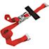 SNAP-LOC 12 ft. x 2 in. Logistic Ratchet E-Strap with Hook and Loop Storage Fastener in Red