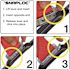 SNAP-LOC E-Track Single Strap Anchor in Black (6-Pack)