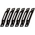 SNAP-LOC E-Track Single Strap Anchor in Black (6-Pack)