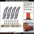 SNAP-LOC E-Track Single Strap Anchor Zinc with Carriage Bolts (4-Pack)