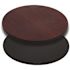 Carnegy Avenue Glenbrook 36 in.  Black or Mahogany Reversible Laminate Round Table Top