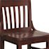 Carnegy Avenue 44 in. Mahogany Wood Bar Stool