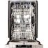 ZLINE Kitchen and Bath 18 in. Top Control 6-Cycle Compact Dishwasher with 2 Racks in Stainless Steel & Modern Handle