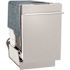 18 in. Top Control 6-Cycle Compact Dishwasher with 2 Racks in Fingerprint Resistant Stainless Steel & Modern Handle