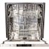 ZLINE Kitchen and Bath 24 in. Top Control 6-Cycle Compact Dishwasher with 2 Racks in Stainless Steel & Modern Handle