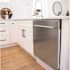 24 in. Top Control Built-In Dishwasher with Satin Stainless Steel Panel and Stainless Steel Tub with Modern Handle