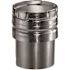 DuraVent 4 in. x 4.625 in. Gas Vent Draft Hood Connector for Chimney Pipe