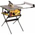 DEWALT 15 Amp Corded 10 in. Jobsite Table Saw with Scissor Stand