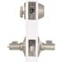 Naples Satin Nickel Entry Lever and Single Cylinder Deadbolt Combo Pack with SC1 Keyway