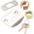 Naples Satin Nickel Entry Lever and Single Cylinder Deadbolt Combo Pack with SC1 Keyway