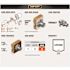 DEFIANT Hartford Satin Nickel Privacy Bed/Bath Door Knob
