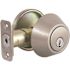 Defiant Single Cylinder Satin Nickel Deadbolt