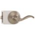DEFIANT Naples Satin Nickel Privacy Bed/Bath Door Lever