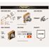 DEFIANT Naples Satin Nickel Privacy Bed/Bath Door Lever