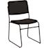 Carnegy Avenue Fabric Stackable Chair in Black