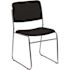 Carnegy Avenue Fabric Stackable Chair in Black