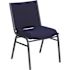 Carnegy Avenue Fabric Stackable Chair in Navy Blue