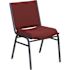 Carnegy Avenue Fabric Stackable Chair in Burgundy