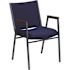 Carnegy Avenue Fabric Stackable Chair in Navy Blue