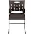 Carnegy Avenue Plastic Stackable Chair in Black