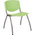 Carnegy Avenue Plastic Stackable Chair in Green