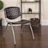 Carnegy Avenue Plastic Stackable Chair in Black