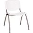 Carnegy Avenue Plastic Stackable Chair in White