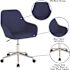Carnegy Avenue Blue Fabric Office/Desk Chair