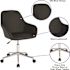 Carnegy Avenue Black Leather Office/Desk Chair